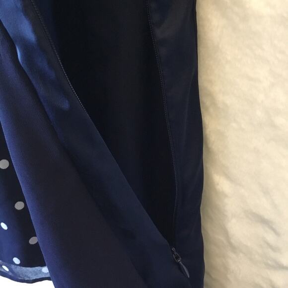 Banana Republic Navy Polka Dot Spaghetti Tank Top - Picture 3 of 13